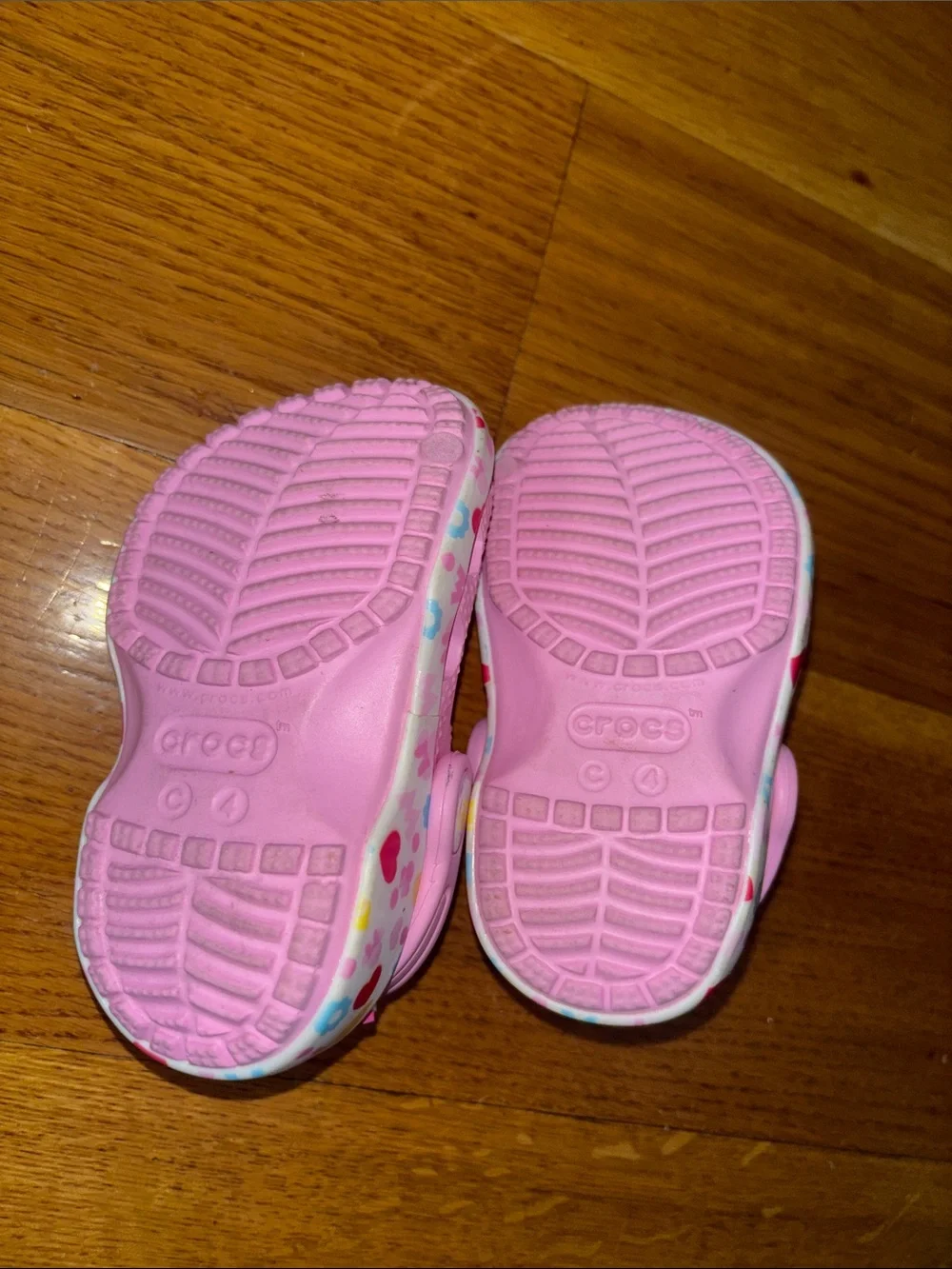 CROCS Pink Minnie Mouse Jibbitz-Decorated Slip-Ons